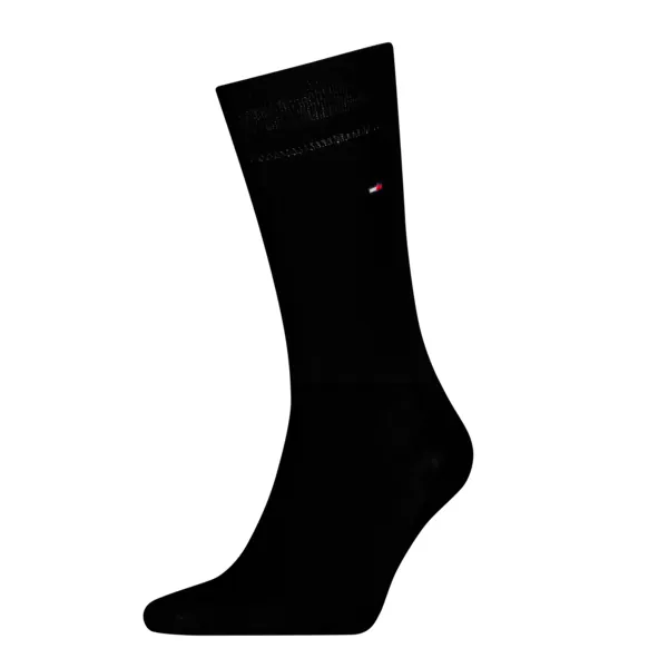 Tommy Hilfiger Herensokken Premium Fil D'ecosse Zwart