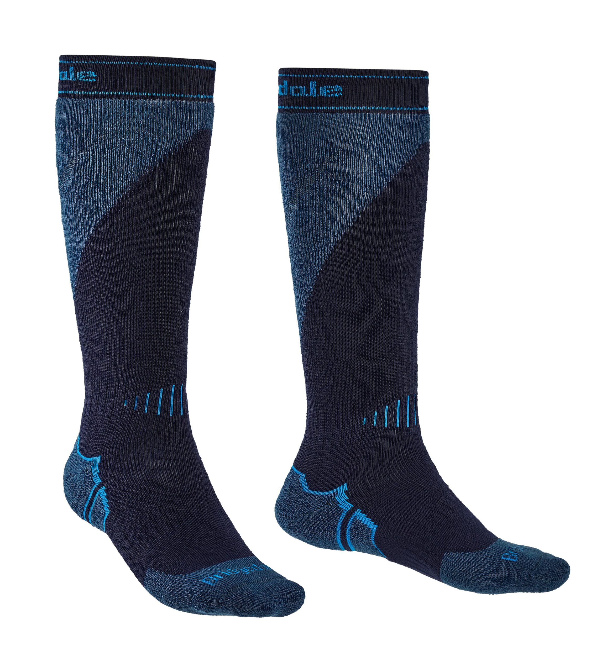 Bridgedale Heren Skisokken Mid Weight PLUS Navy