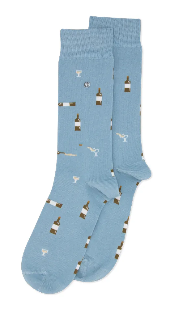 Alfredo Gonzales Sokken Wine Blauw