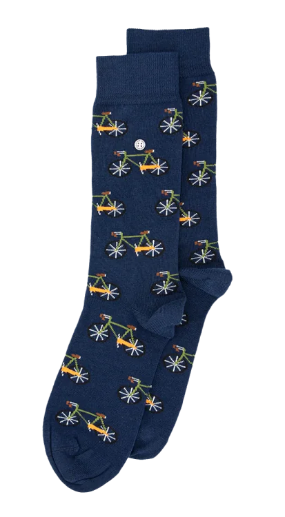 Alfredo Gonzales Sokken Bicycles Blauw