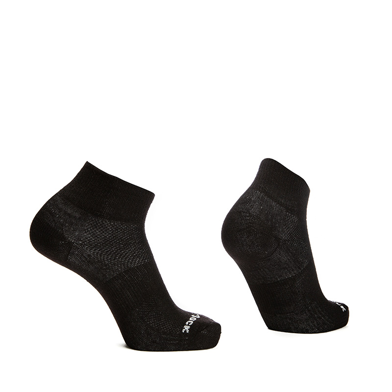 Wrightsock Unisex Quartersokken Coolmesh II Zwart