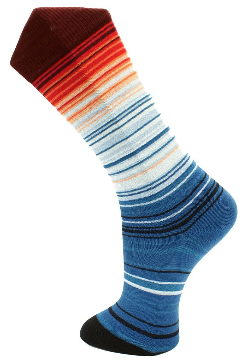 Effio Warming Stripes Herensokken Nederlands