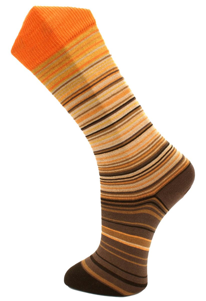 Effio Warming Stripes Herensokken Bodemleven