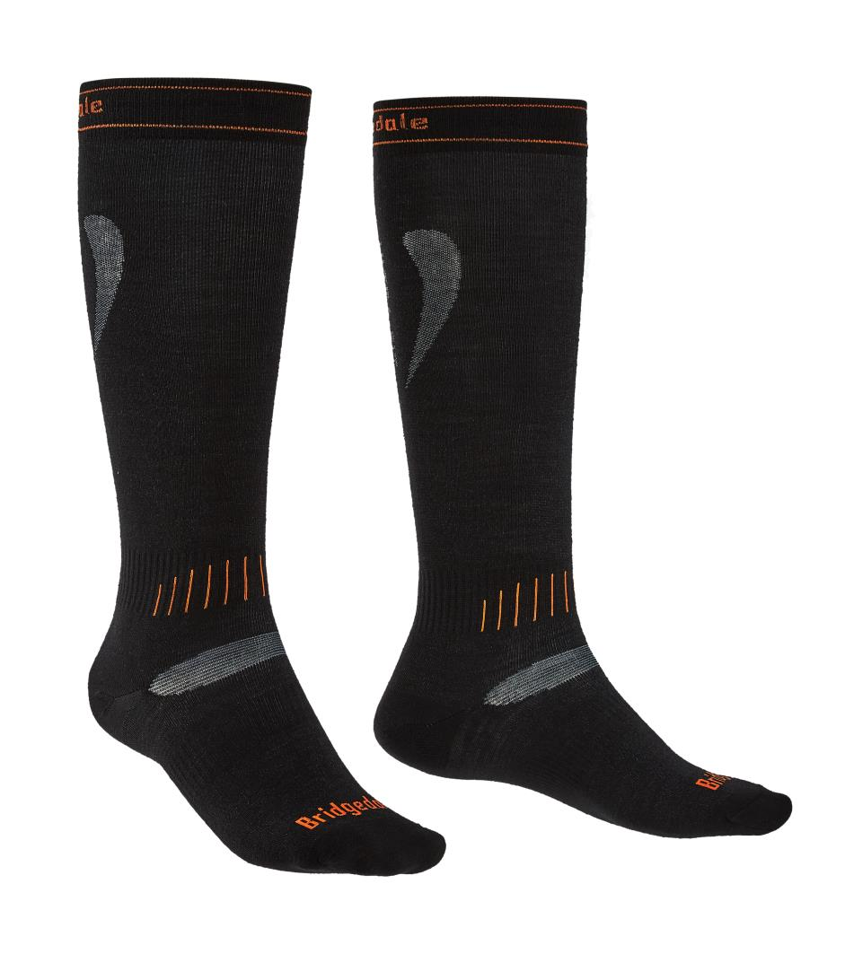 Bridgedale Unisex Skisokken Ultra Fit Zwart