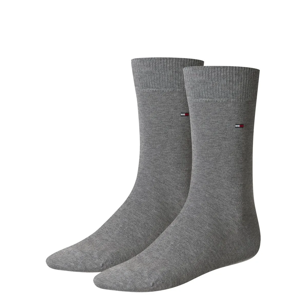 Tommy Hilfiger Herensokken Classic 2-Pack Grijs