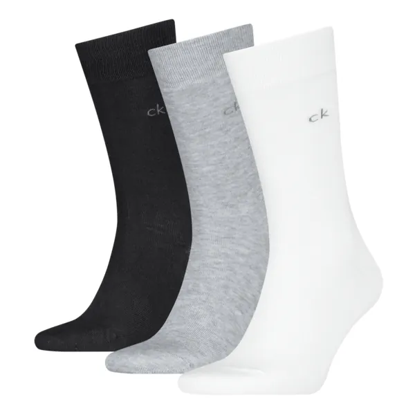 Calvin Klein Herensokken Classic 3-Pack White / Grey / Black
