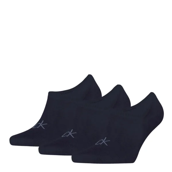 Calvin Klein Footies High Cut Heren 3-Pack Dark Navy