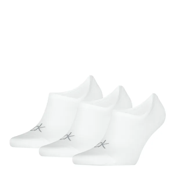 Calvin Klein Footies High Cut Heren 3-Pack Wit