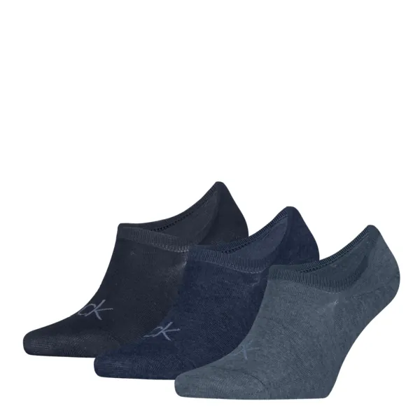 Calvin Klein Footies High Cut Heren 3-Pack Denim