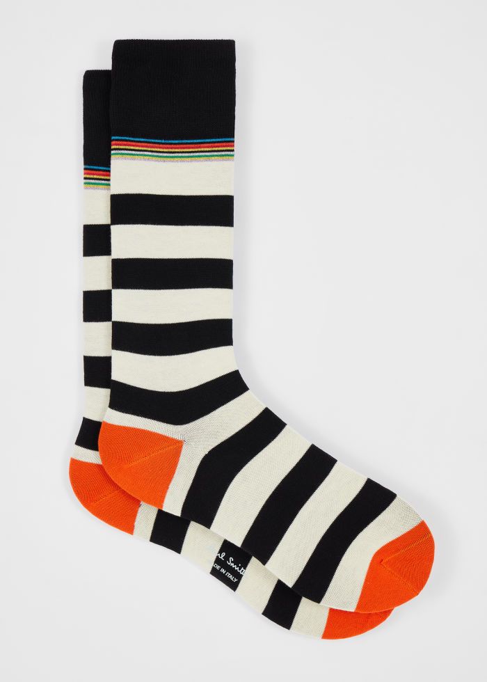 Paul Smith Herensokken Ilford Stripe Zwart