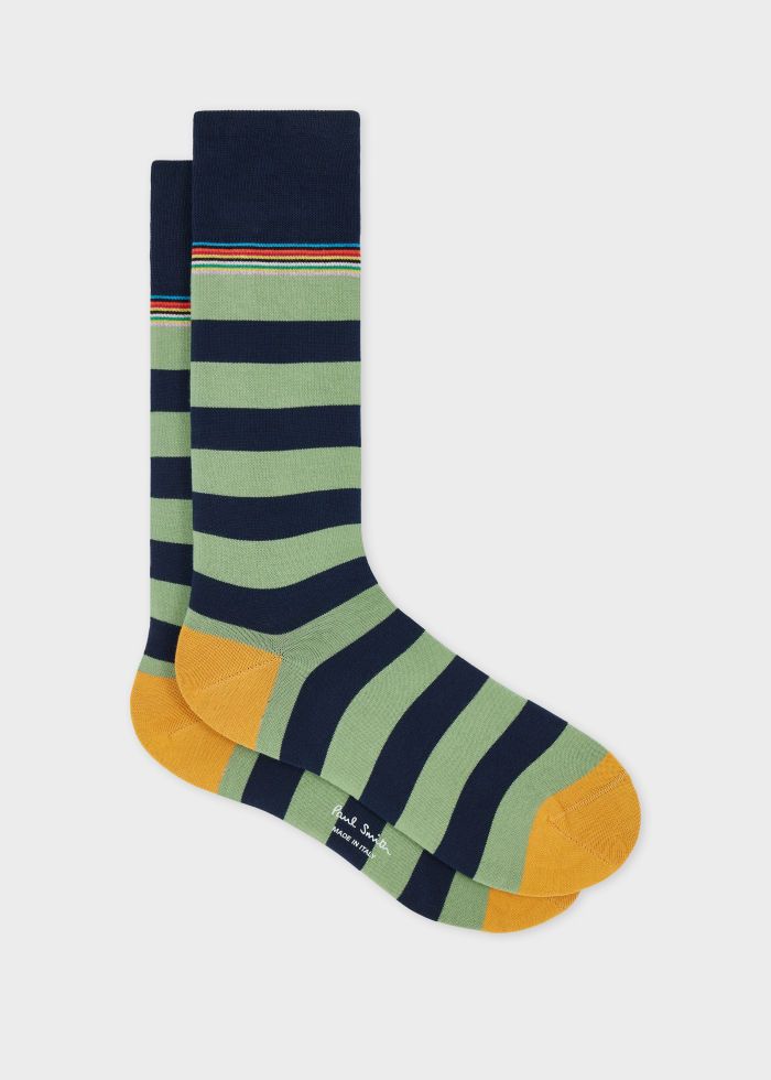 Paul Smith Herensokken Ilford Stripe Groen