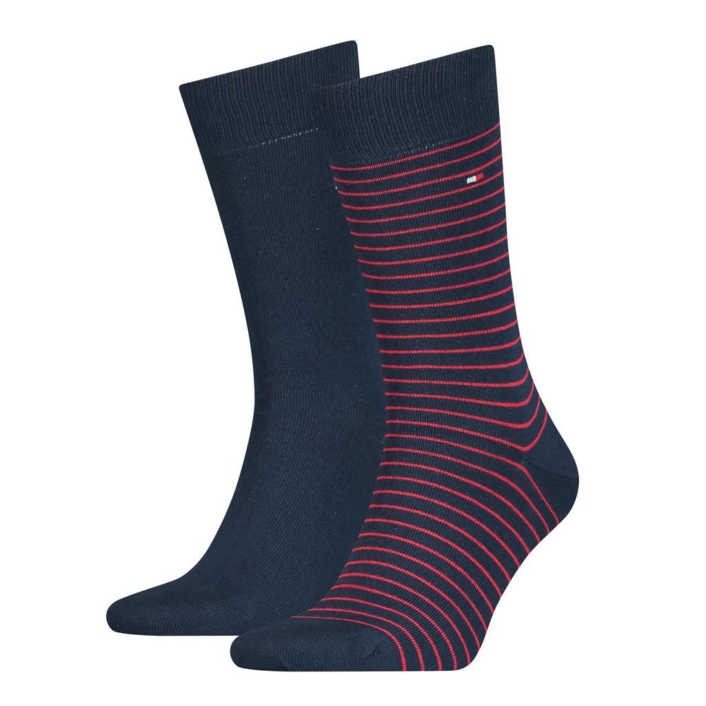 Tommy Hilfiger Herensokken Small Stripe 2-Pack Tommy Original