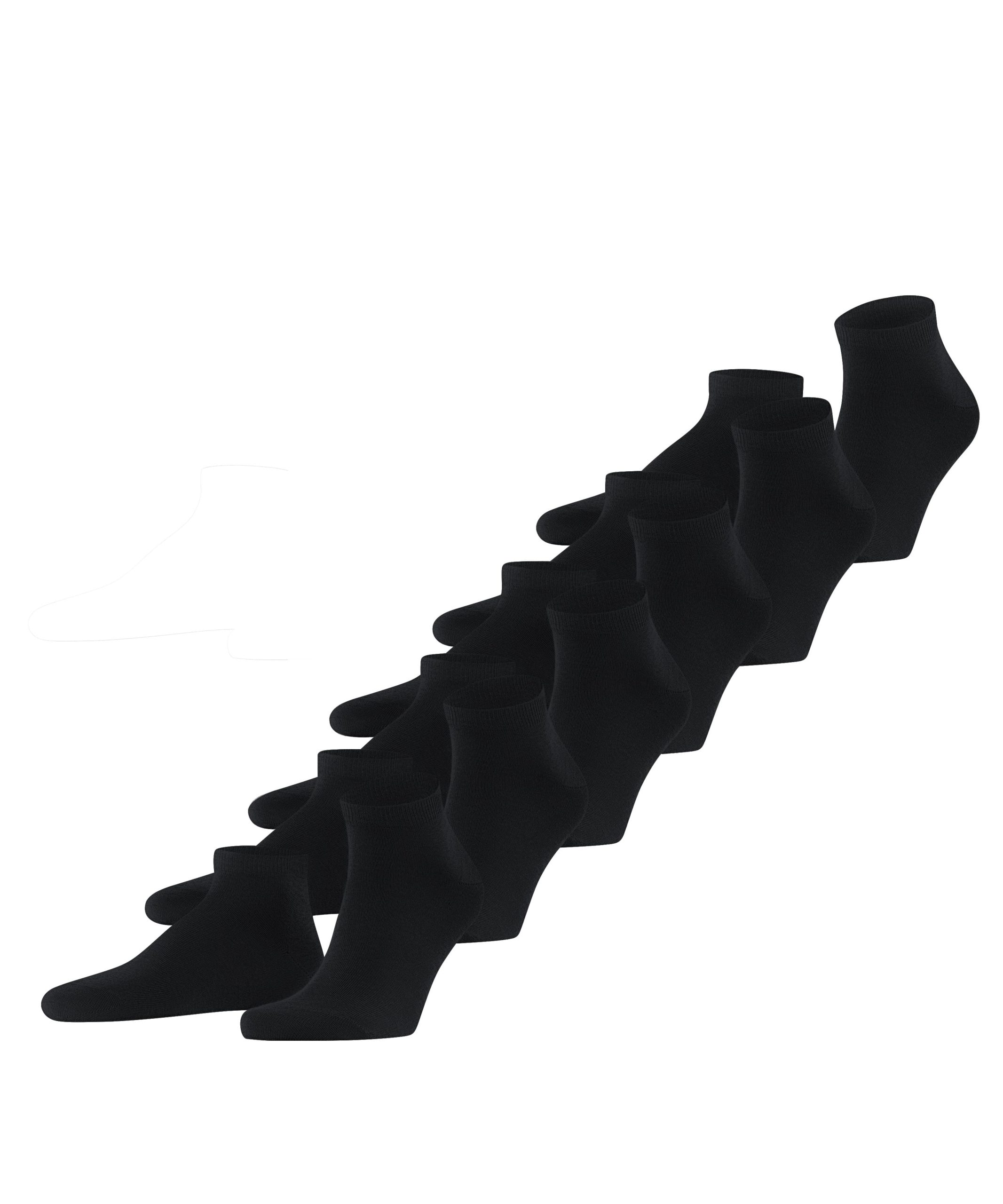 FALKE Heren Sneakersokken Happy 6-Pack Dark Navy