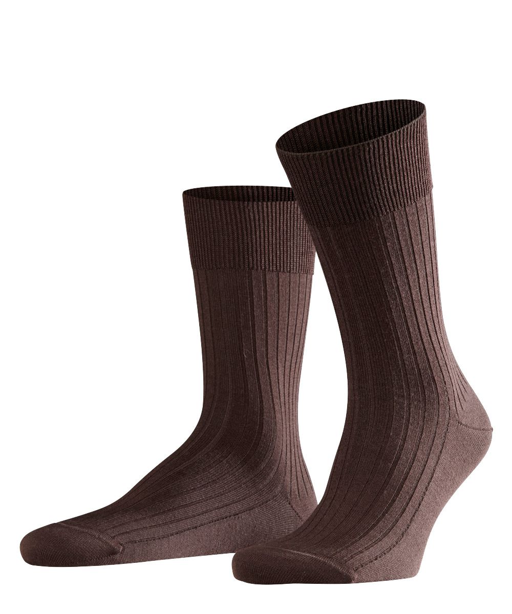 FALKE Herensokken Bristol Pure Bruin