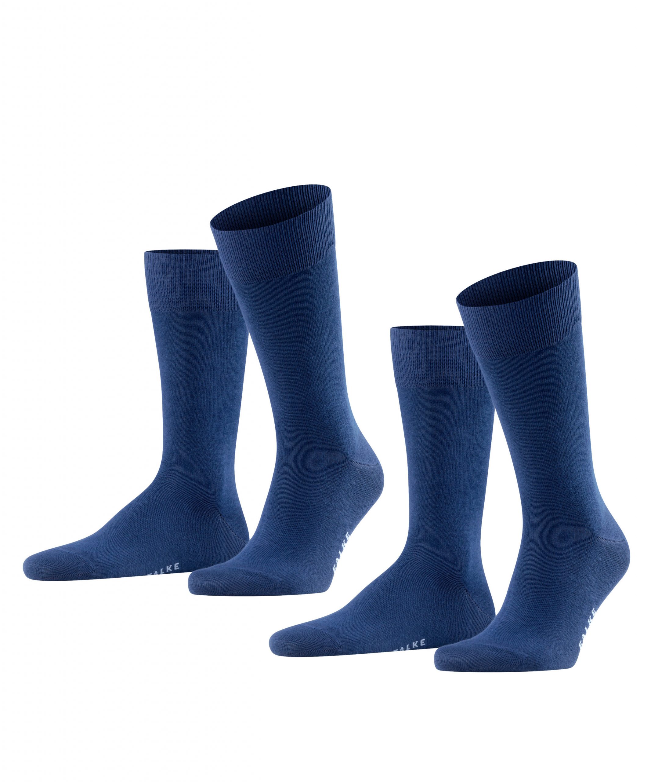 FALKE Herensokken Happy 2-Pack Royal Blue