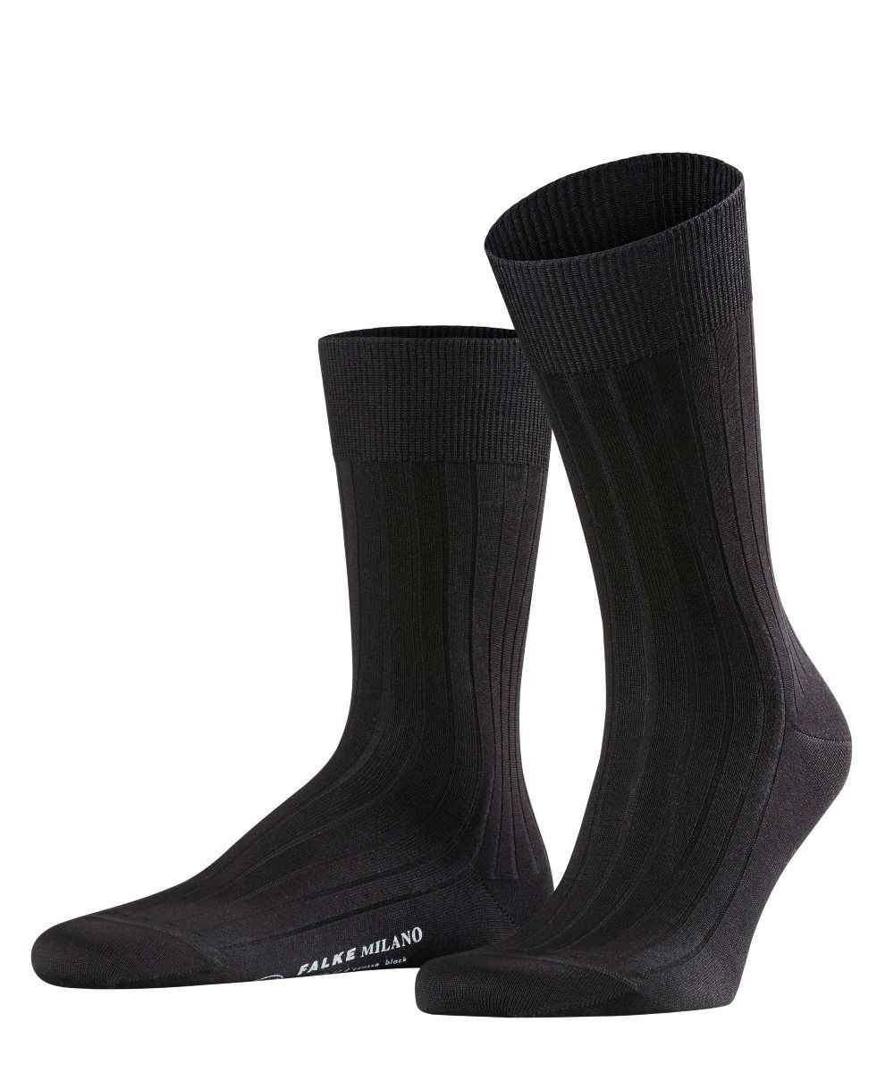 FALKE Herensokken Milano Zwart