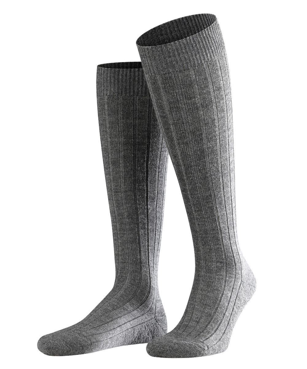 FALKE Heren Kniekous Teppich Im Schuh Grijs