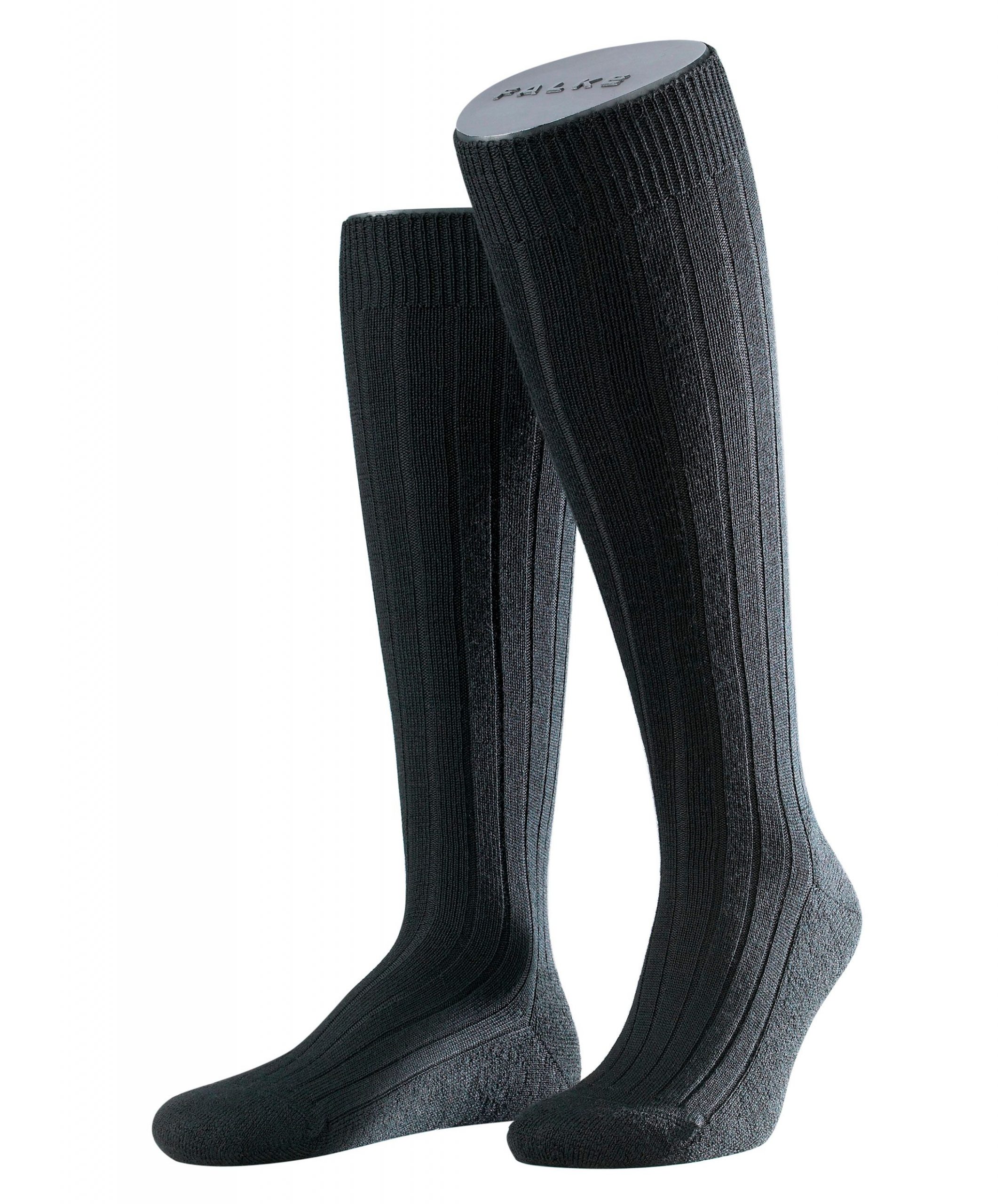 FALKE Heren Kniekous Teppich Im Schuh Zwart