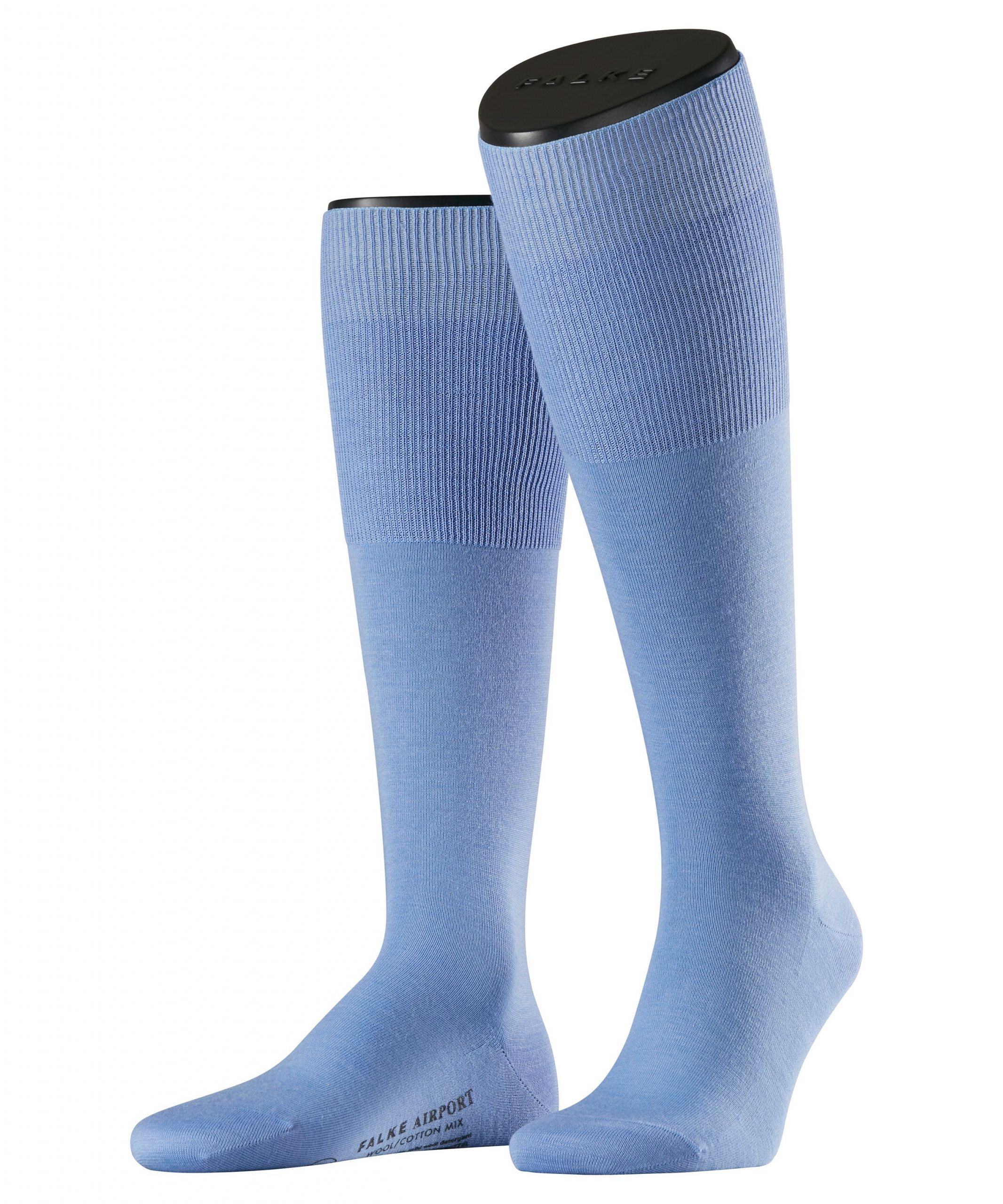 FALKE Heren Kniekous Airport Blue