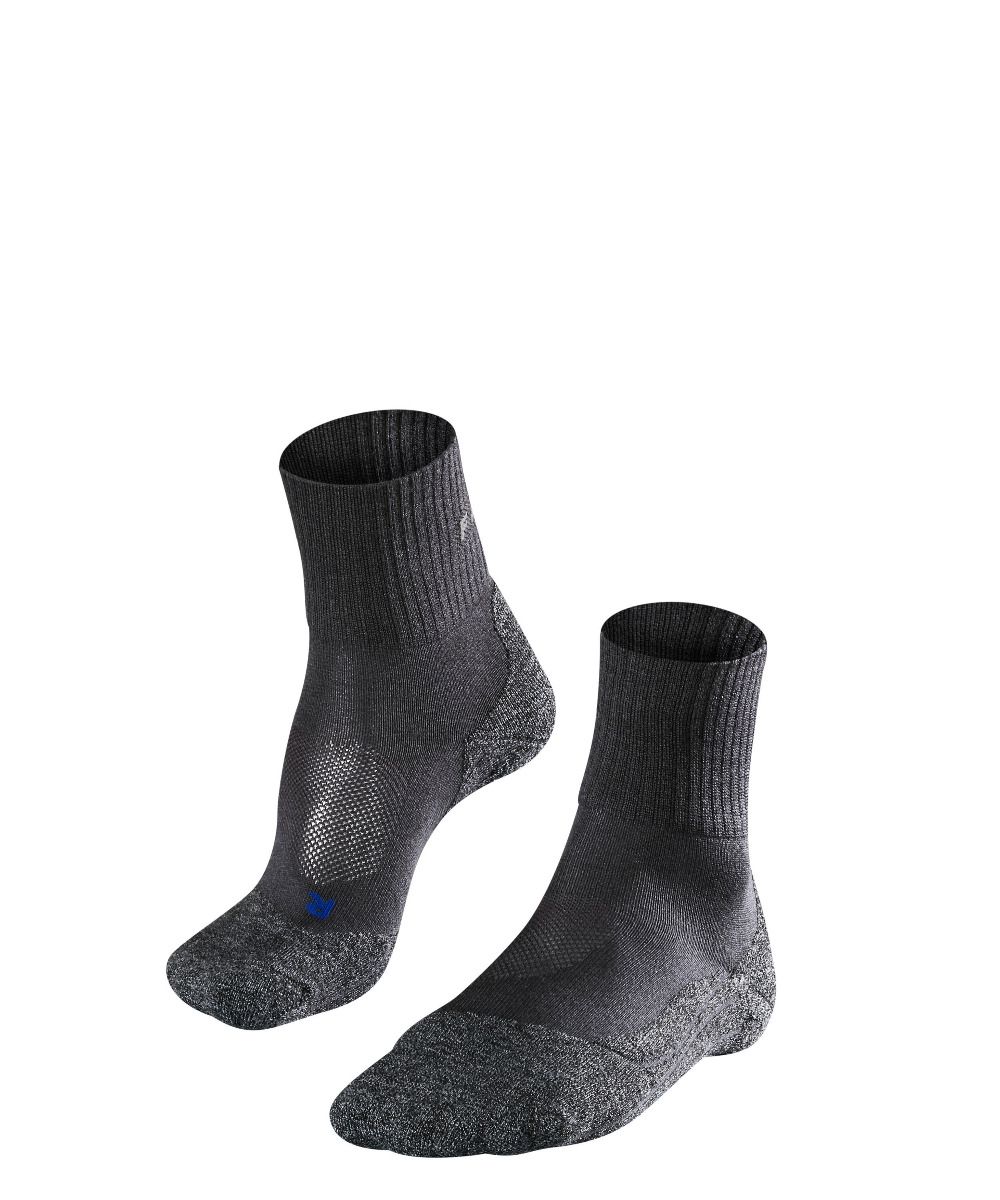 FALKE Heren Wandelsokken TK2 Short Cool Asphalt Melange