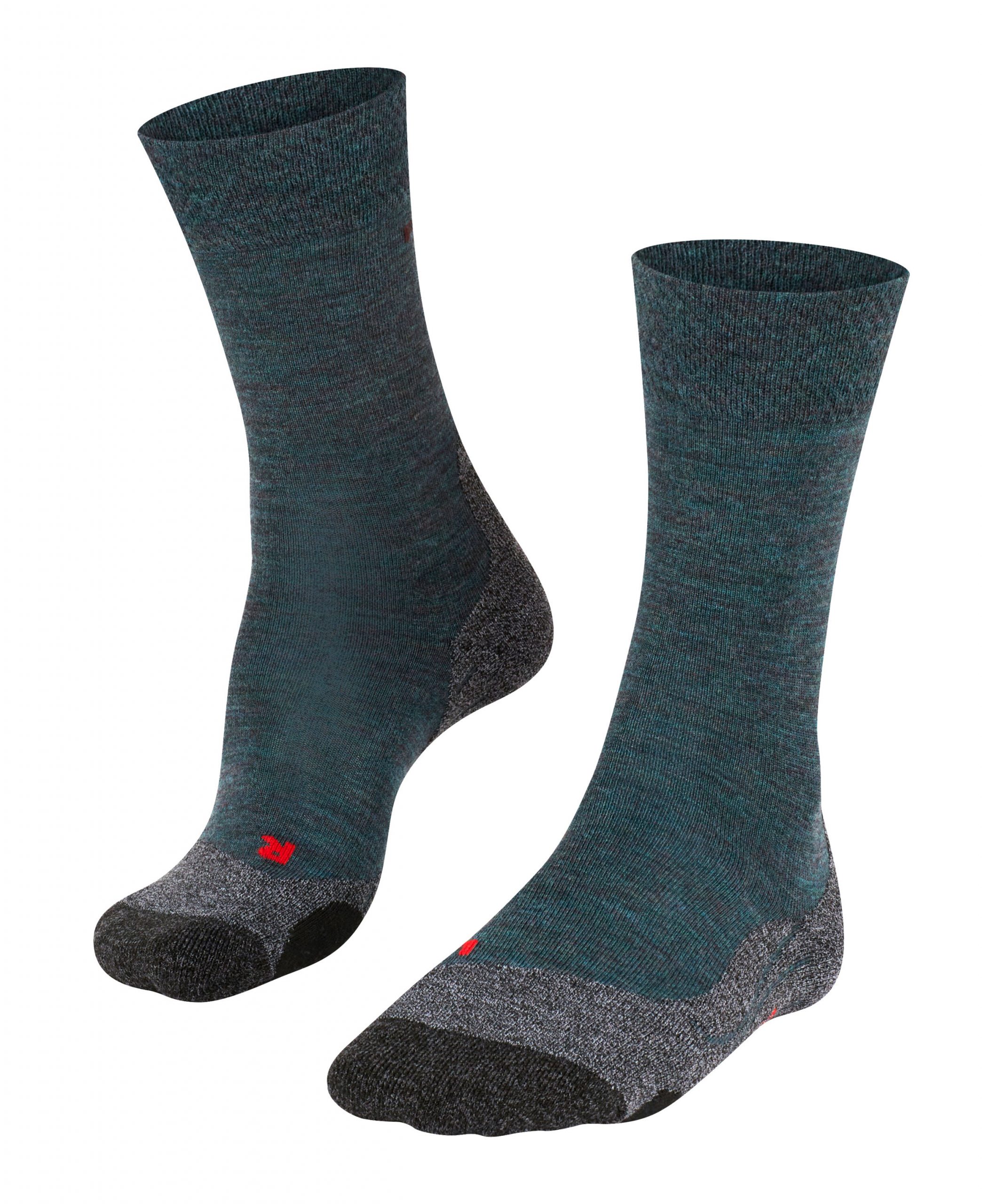 FALKE Heren Wandelsokken TK2 Melange Scarab