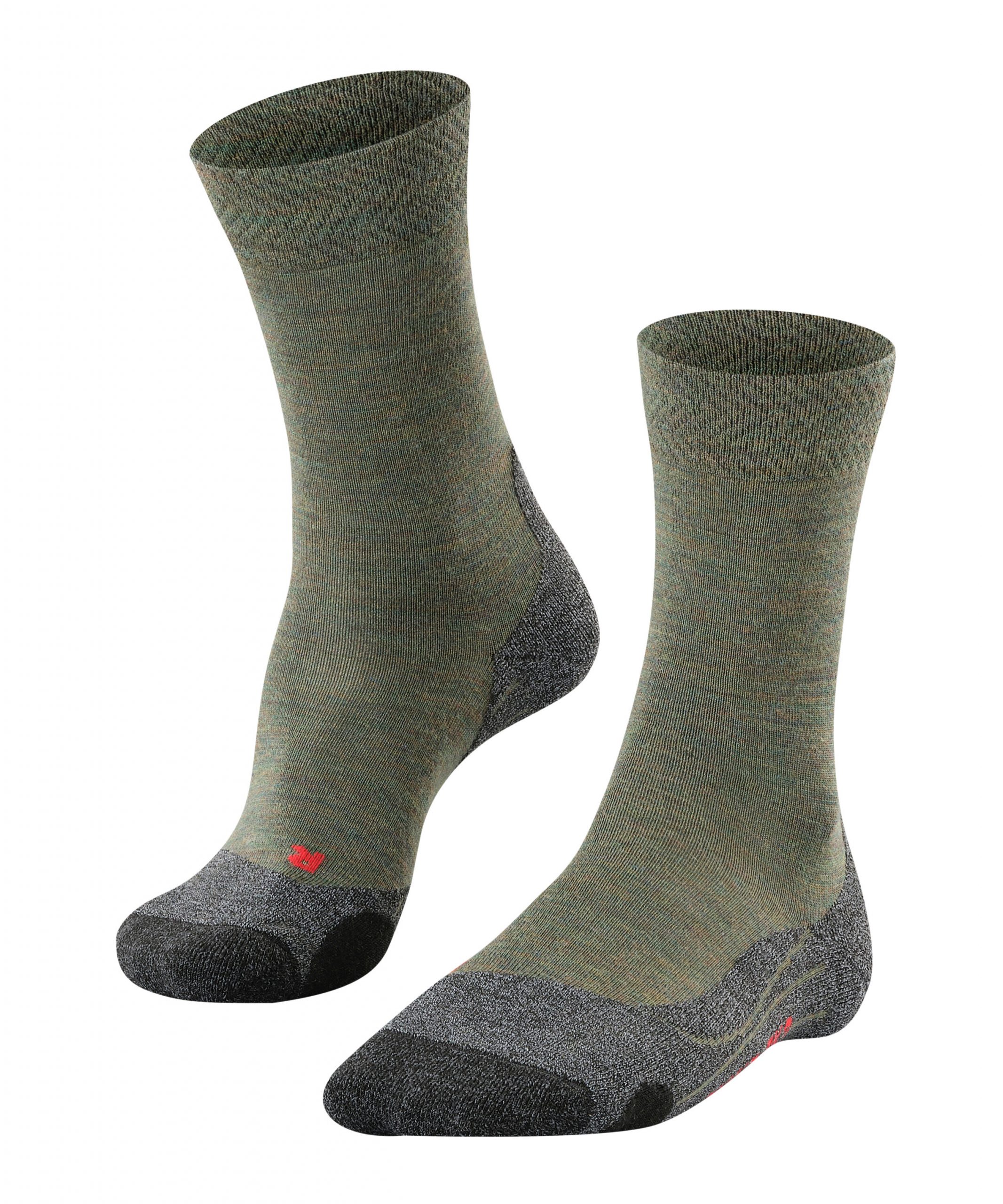 FALKE Heren Wandelsokken TK2 Melange Ivy Green