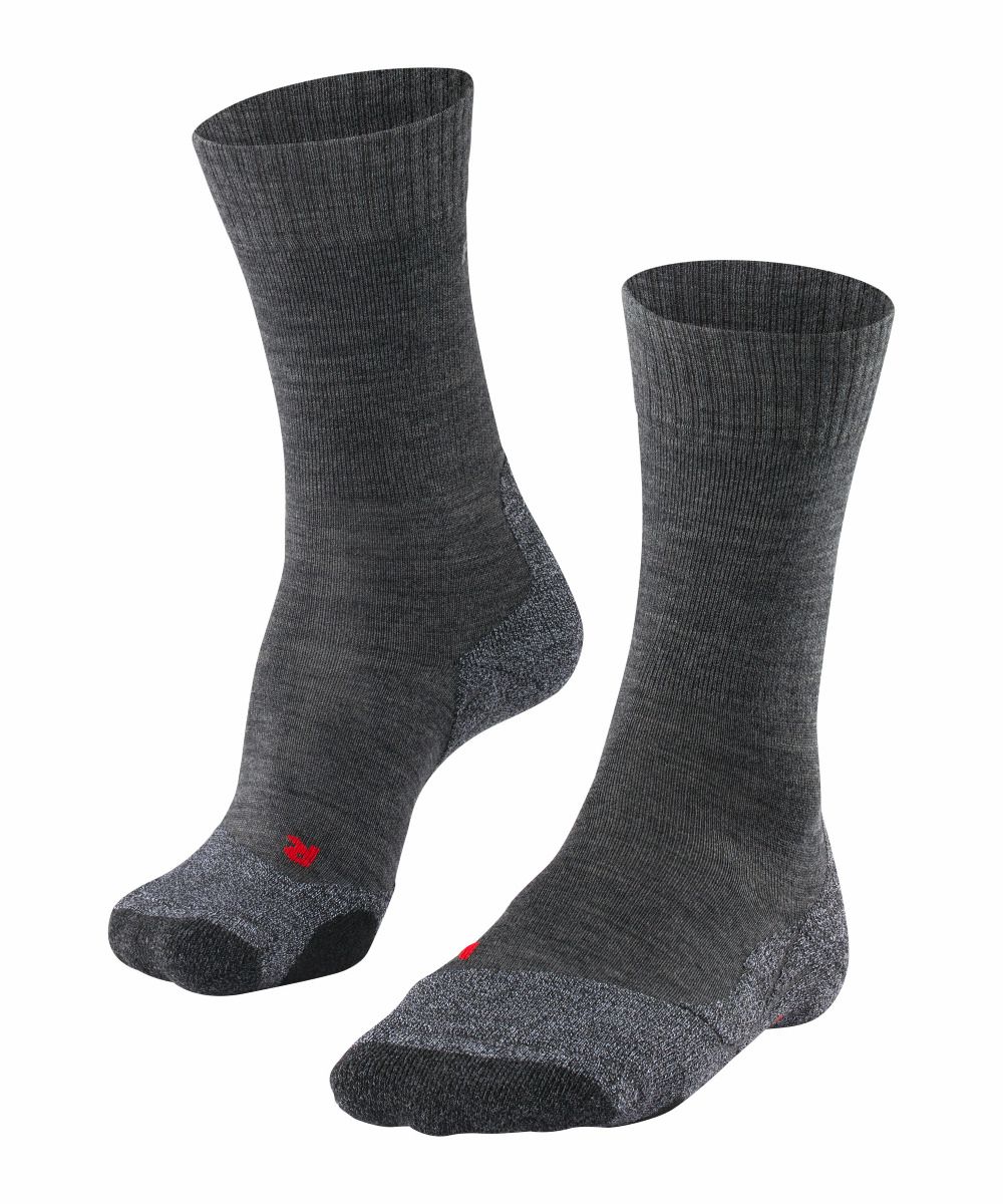 FALKE Heren Wandelsokken TK2 Asphalt Melange