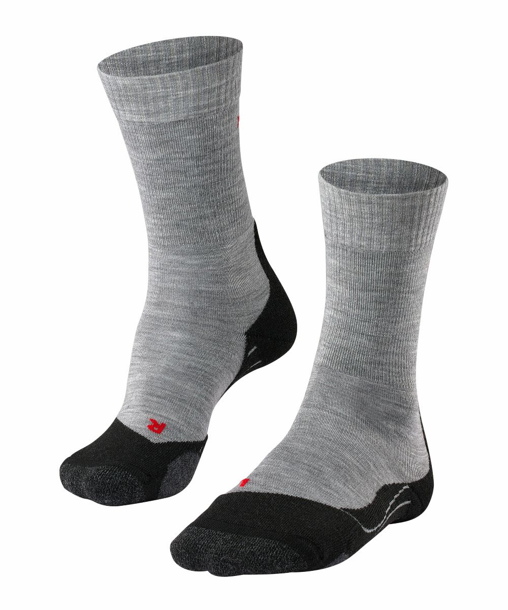 FALKE Heren Wandelsokken TK2 Light Grey