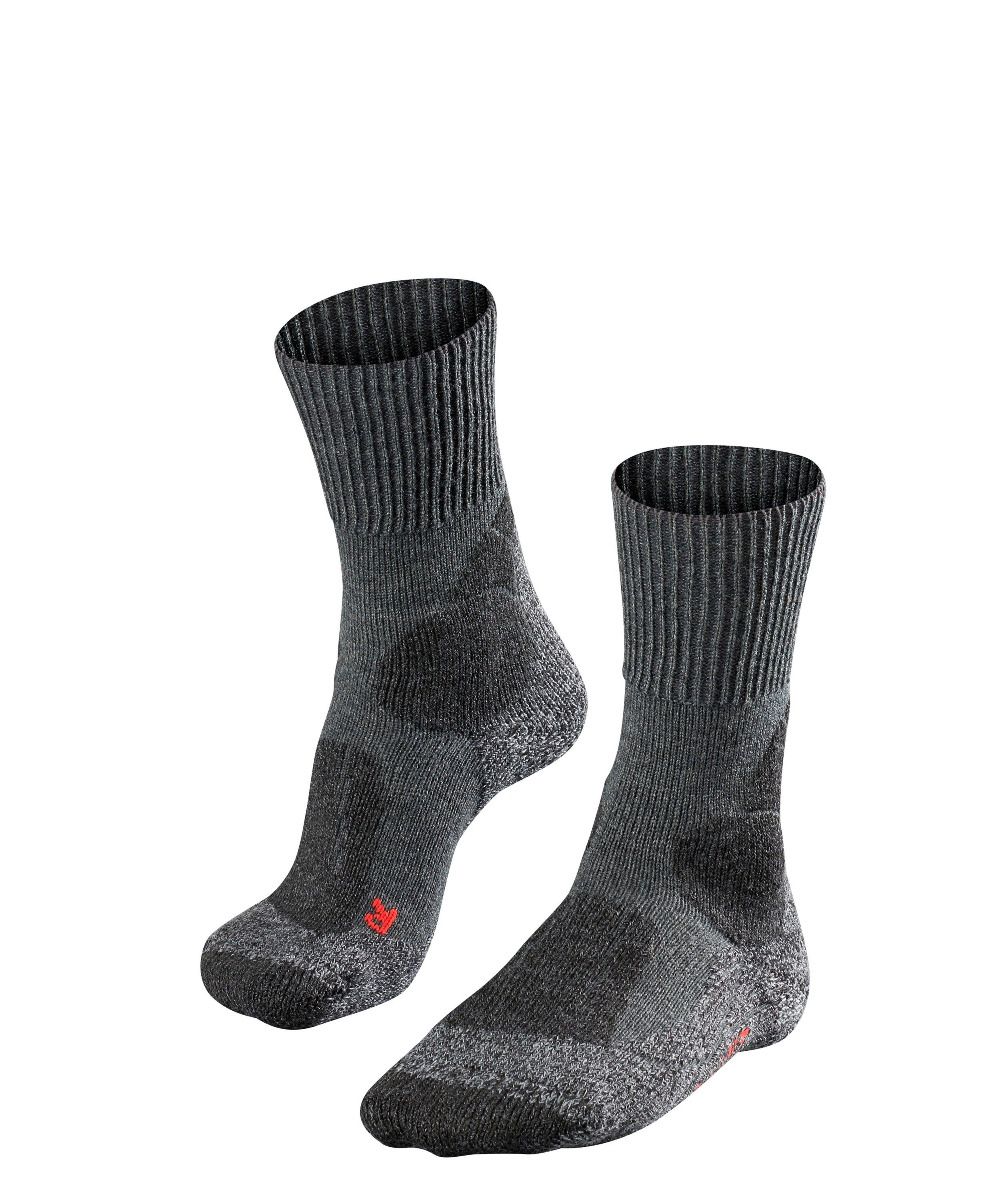 FALKE Heren Wandelsokken TK1 Asphalt Melange