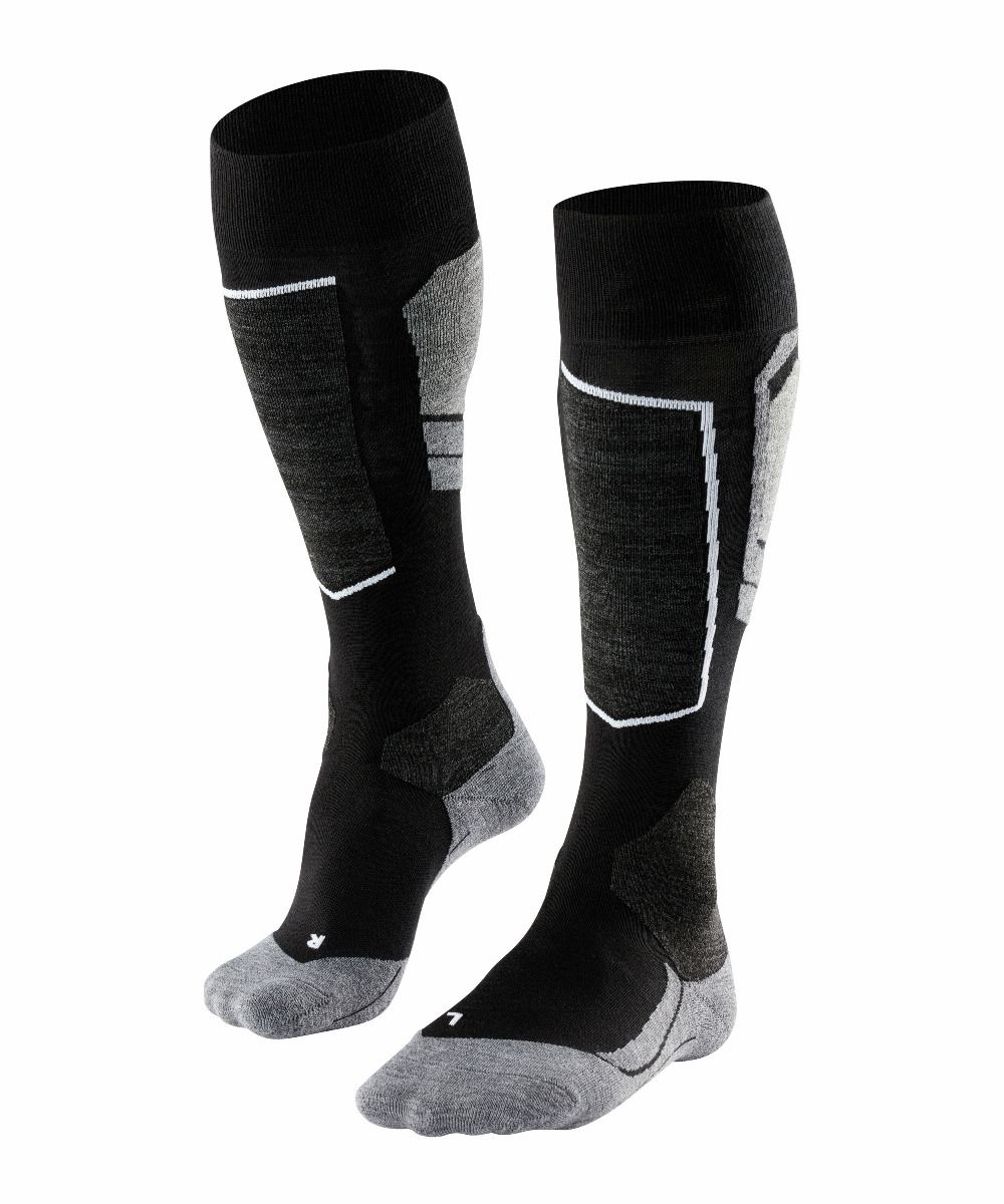 FALKE Heren Skisokken SK4 Zwart Mix