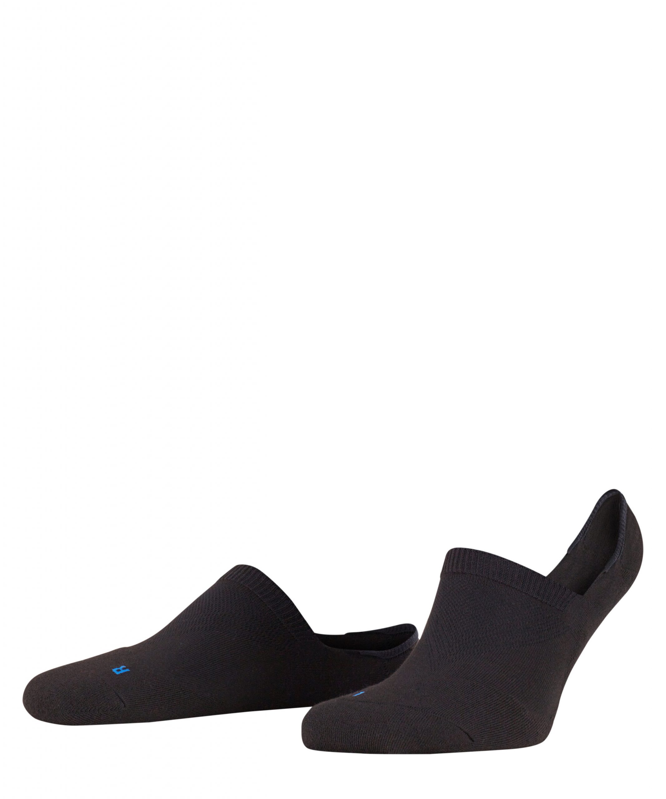 FALKE Unisex Footies High Cut Cool Kick Invisible Zwart
