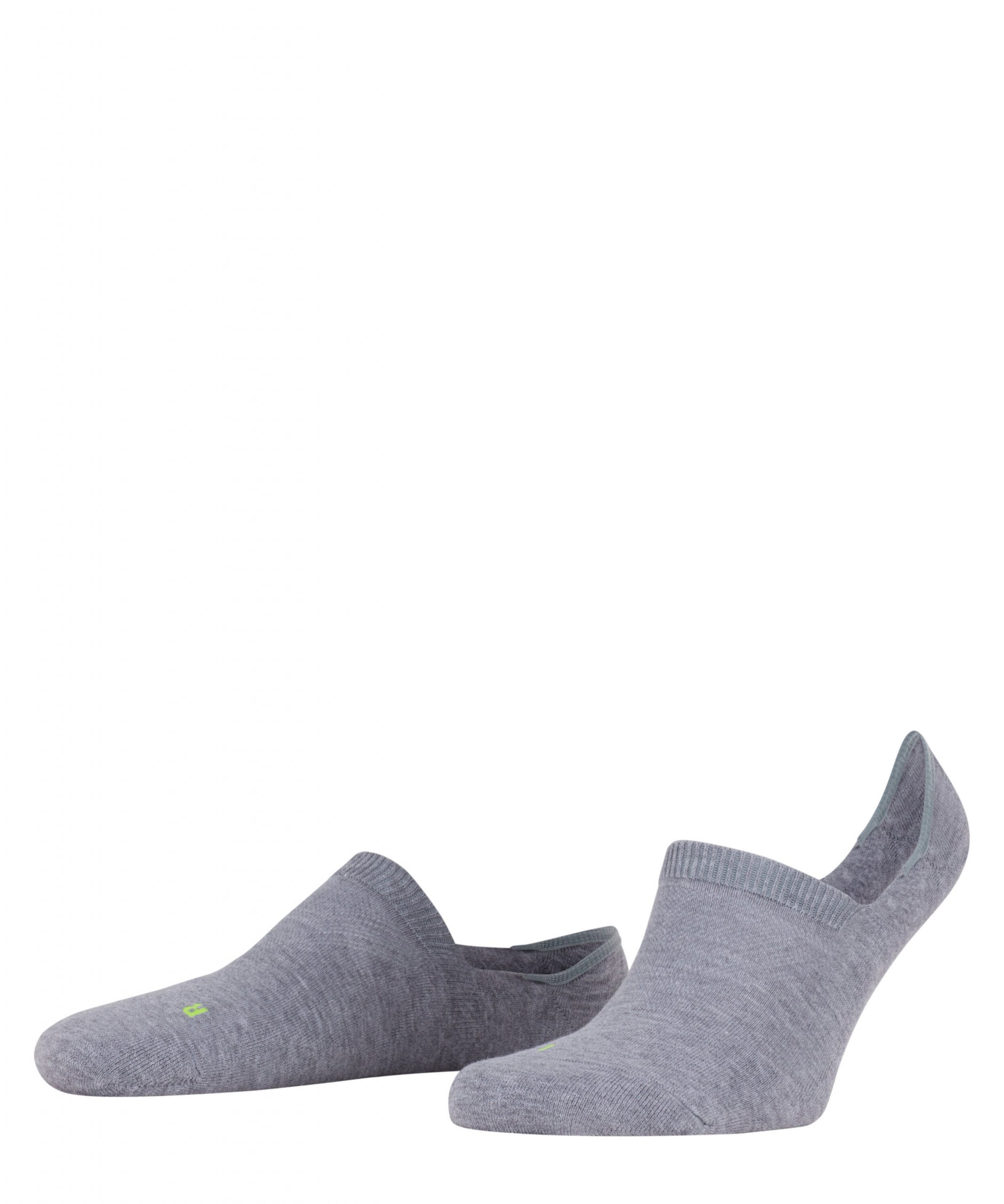 FALKE Unisex Footies High Cut Cool Kick Invisible Grijs