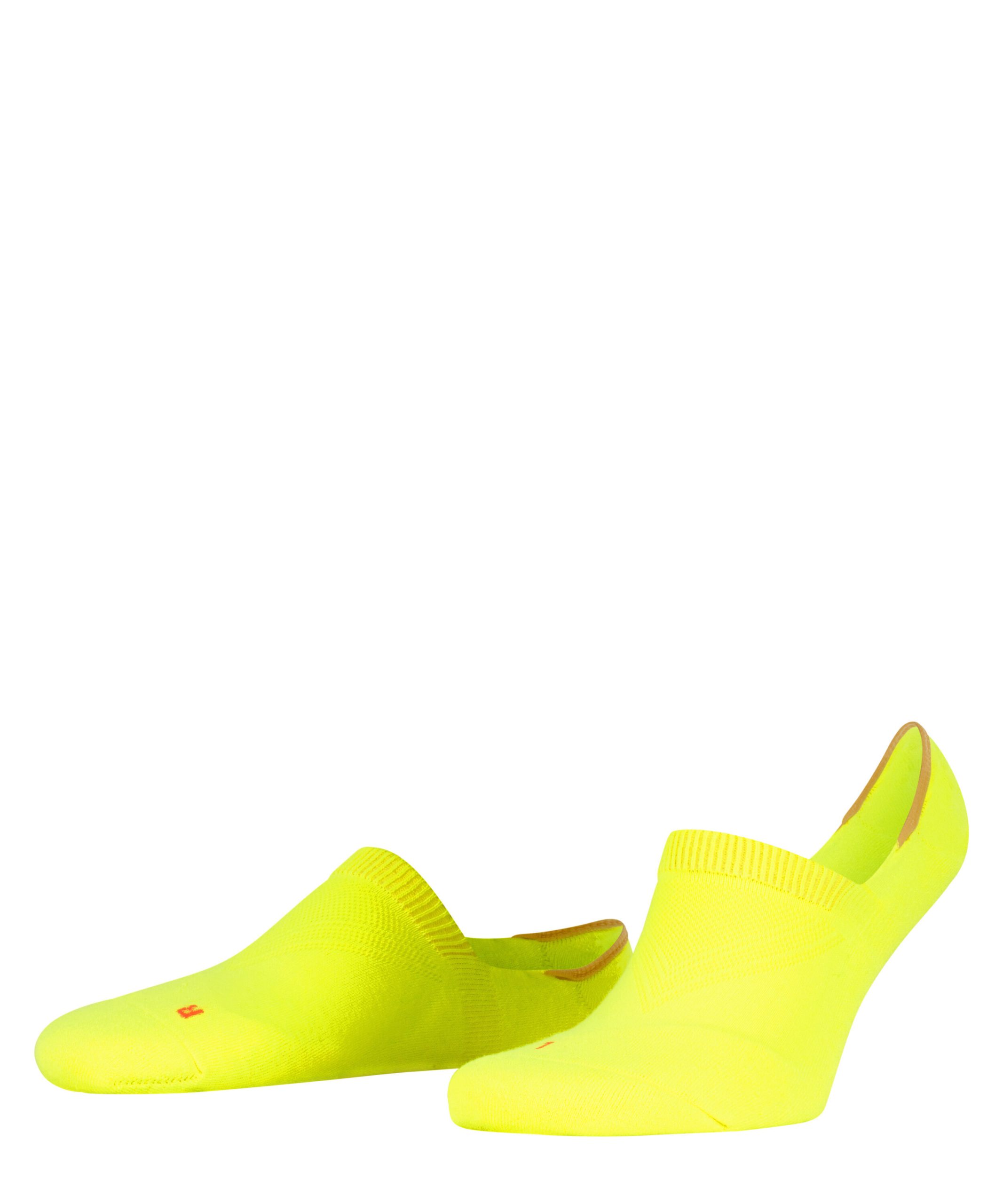 FALKE Unisex Footies High Cut Cool Kick Invisible Geel