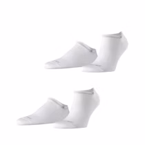 Burlington Heren Sneakersokken Everyday 2-Pack Wit