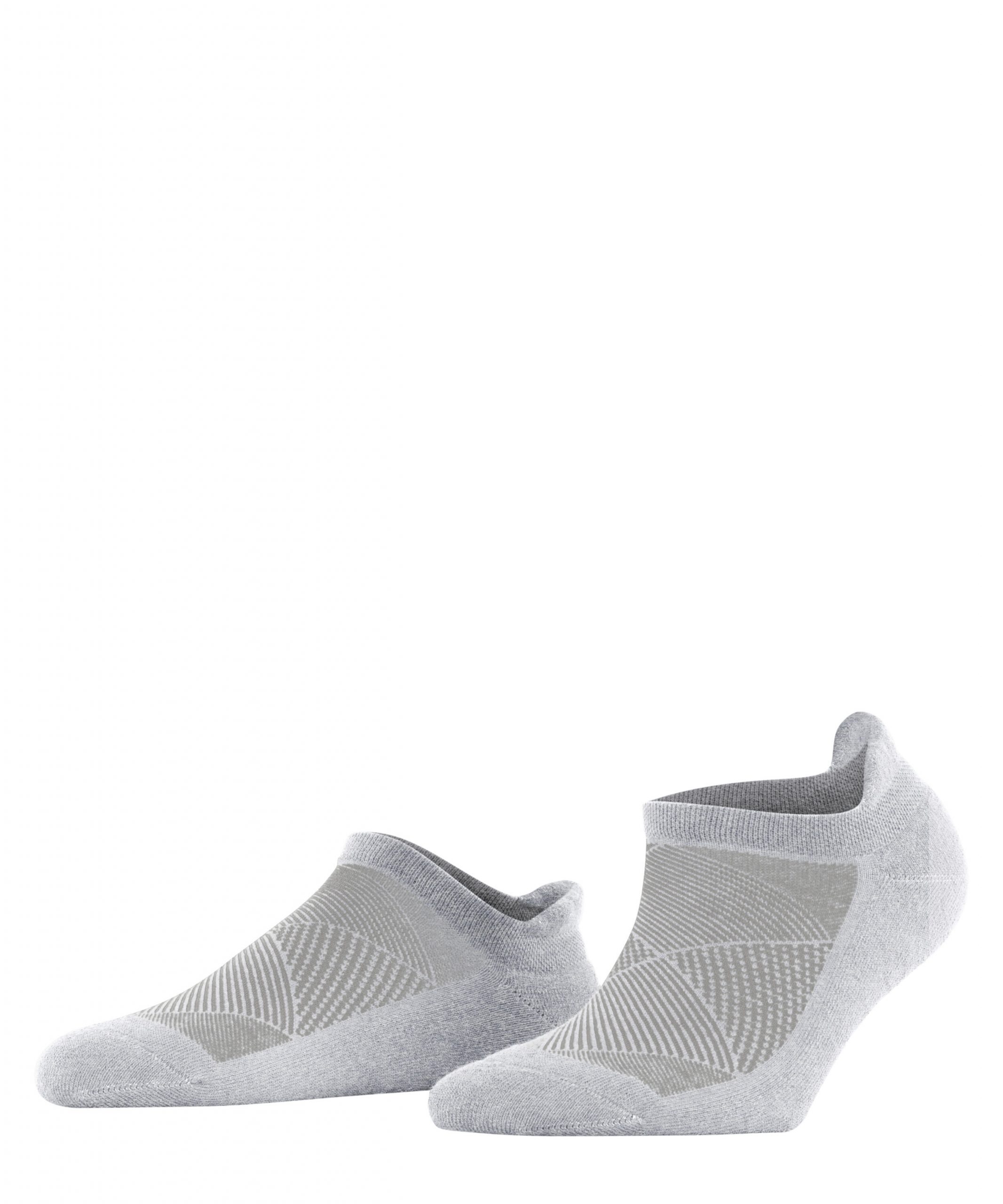 Burlington Heren Sneakersokken Athleisure Grijs