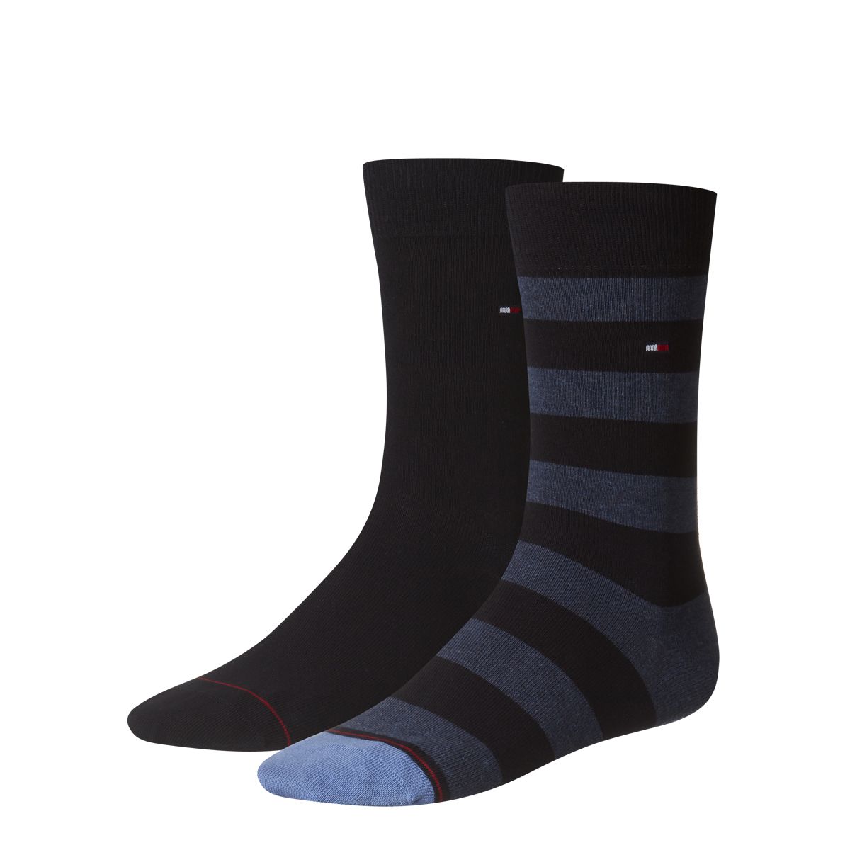 Tommy Hilfiger Herensokken Rugby 2-Pack Dark Navy