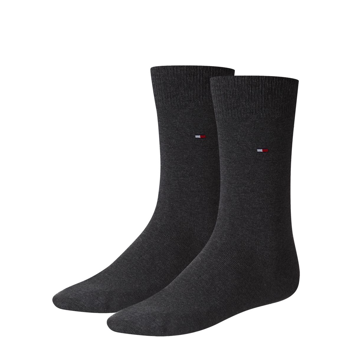 Tommy Hilfiger Herensokken Classic 2-Pack Antraciet