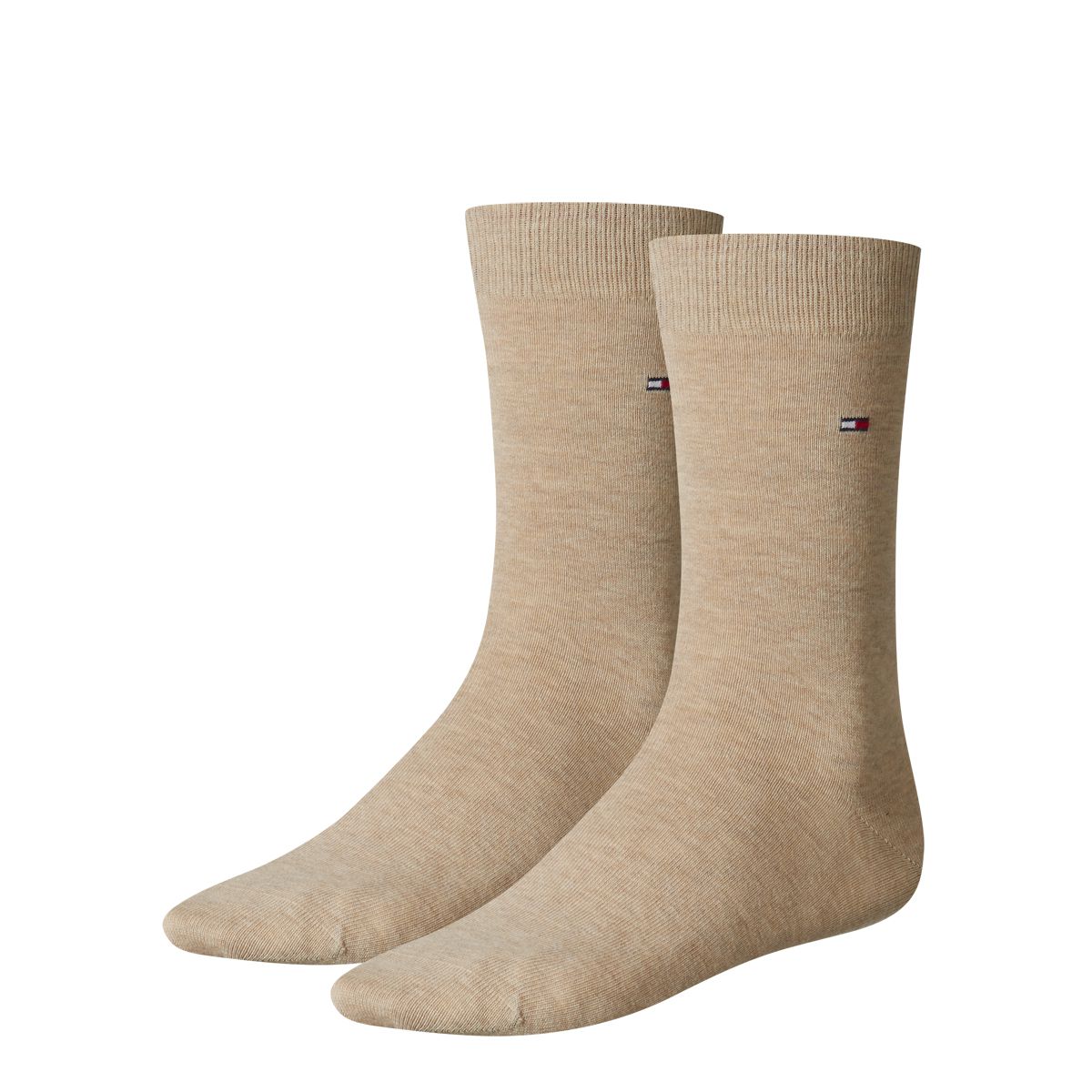 Tommy Hilfiger Herensokken Classic 2-Pack Beige