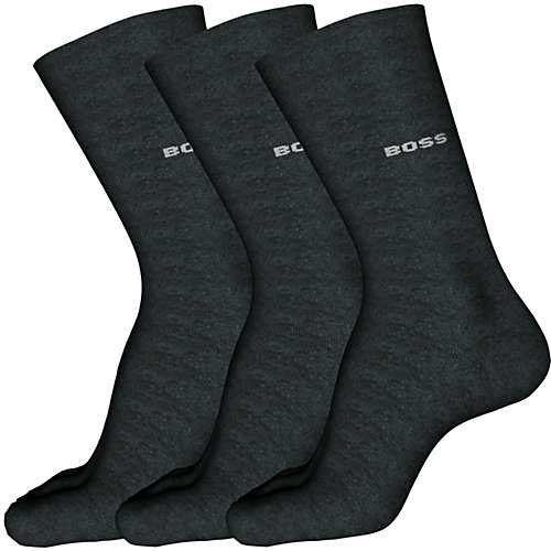 Hugo Boss Herensokken Classic 3-Pack Antraciet