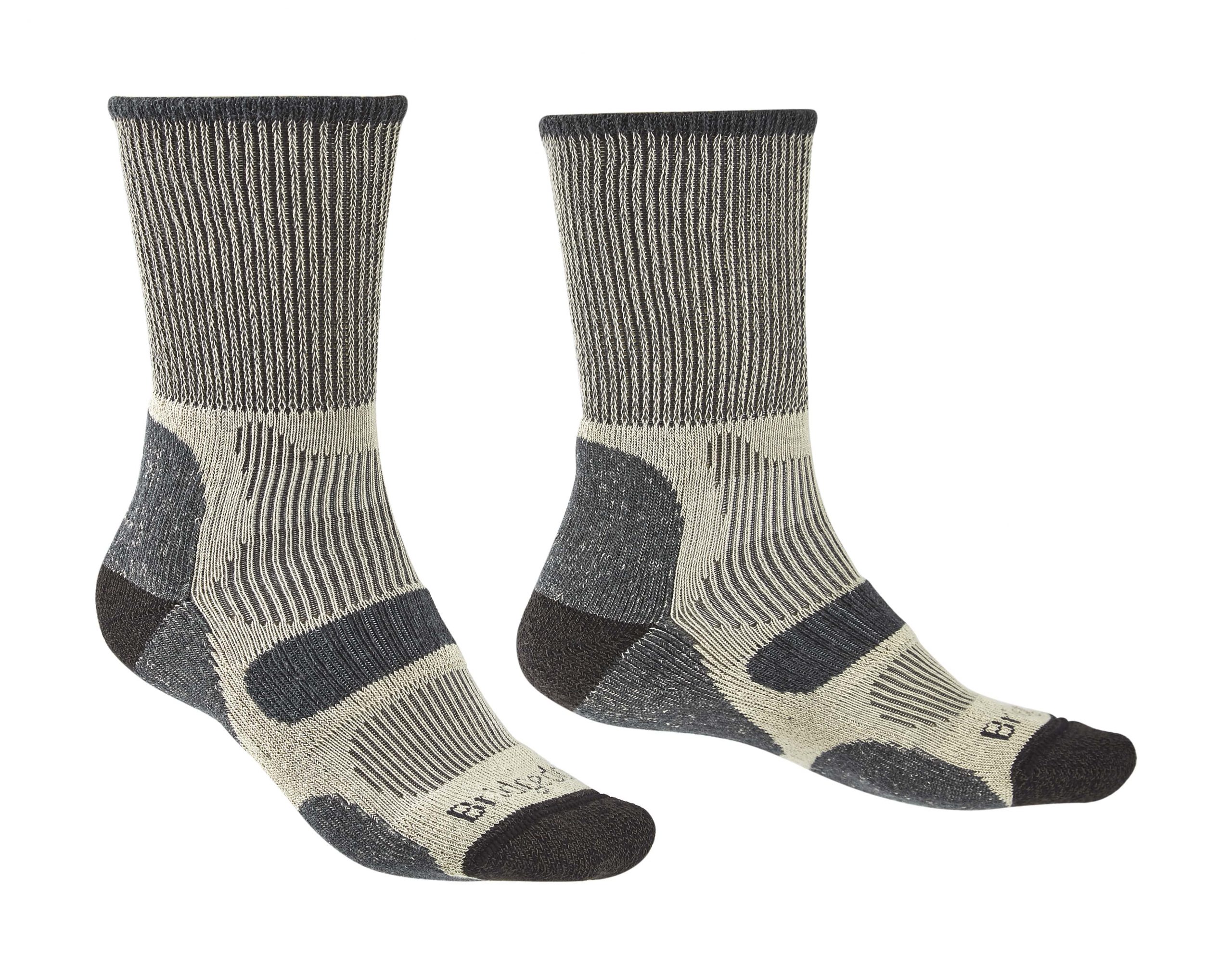 Bridgedale Heren Wandelsokken Lightweight Coolmax Antraciet