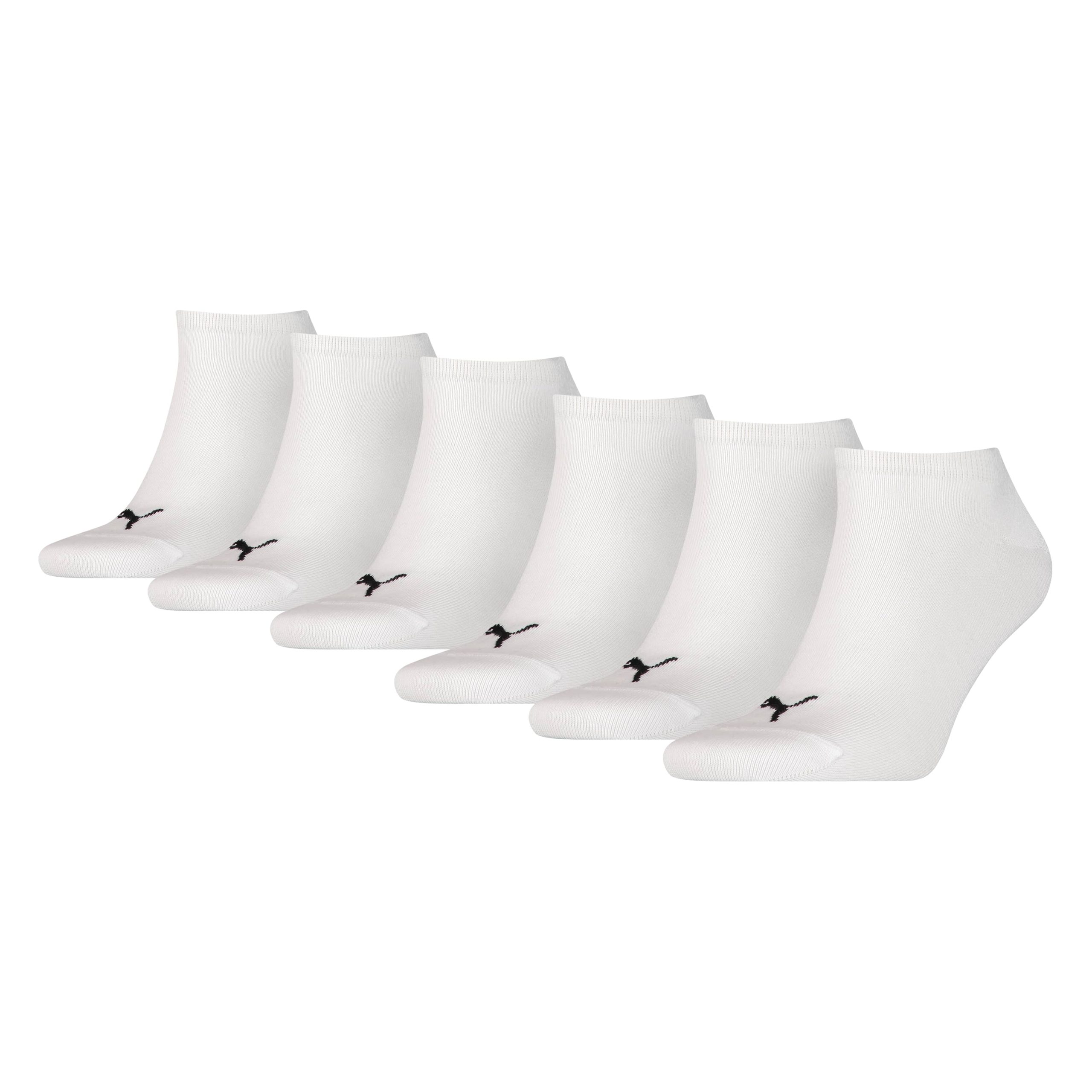 PUMA Sneakersokken Unisex 6-Pack Wit
