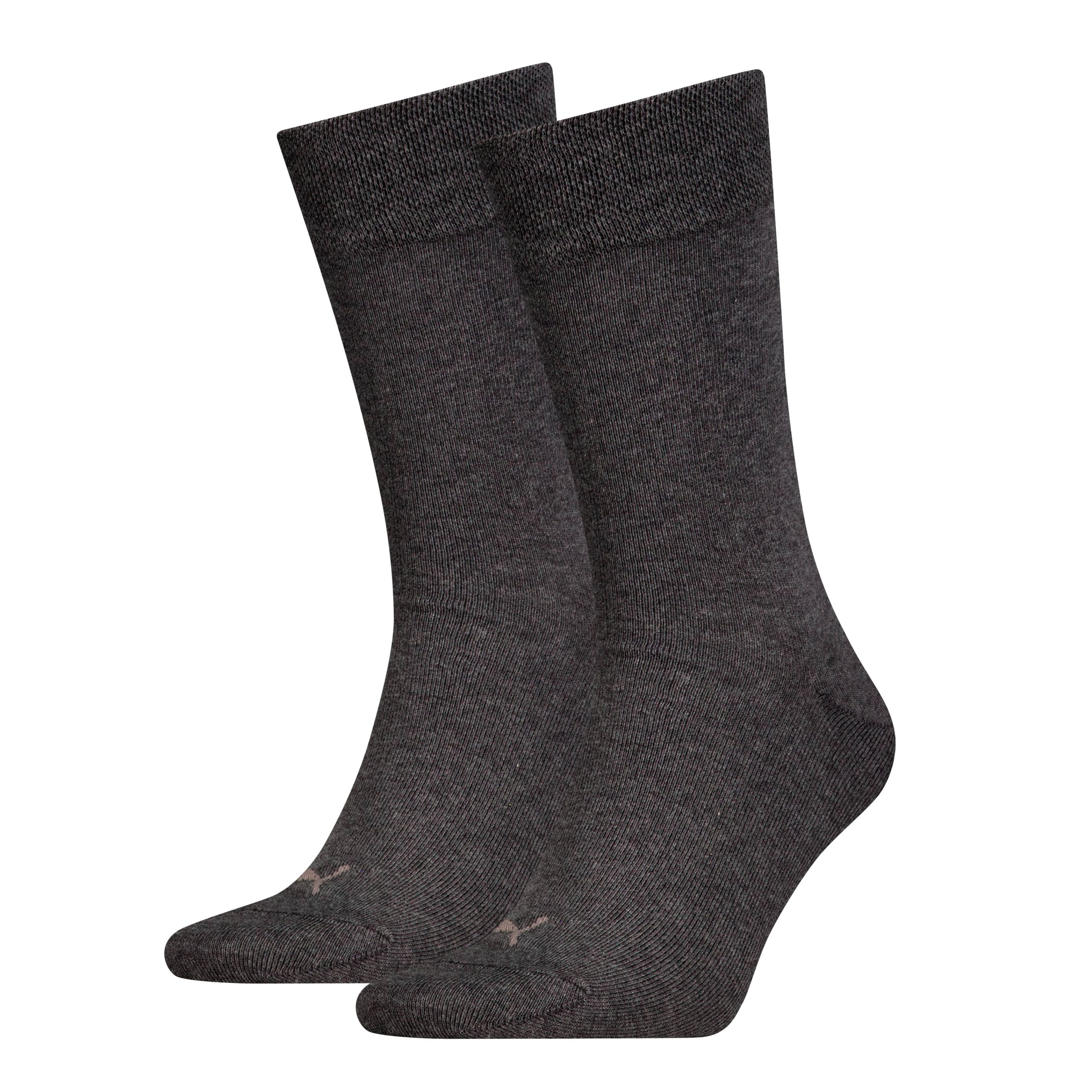 PUMA Herensokken Classic Piquee 2-Pack Antraciet