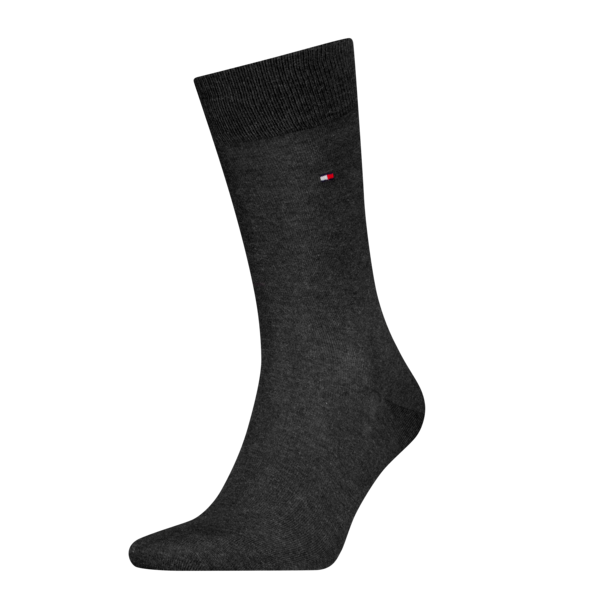 Tommy Hilfiger Herensokken Premium Silk & Cashmere Dark Grey Melange