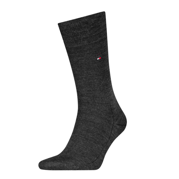 Tommy Hilfiger Herensokken Premium Wool Dark Grey Melange