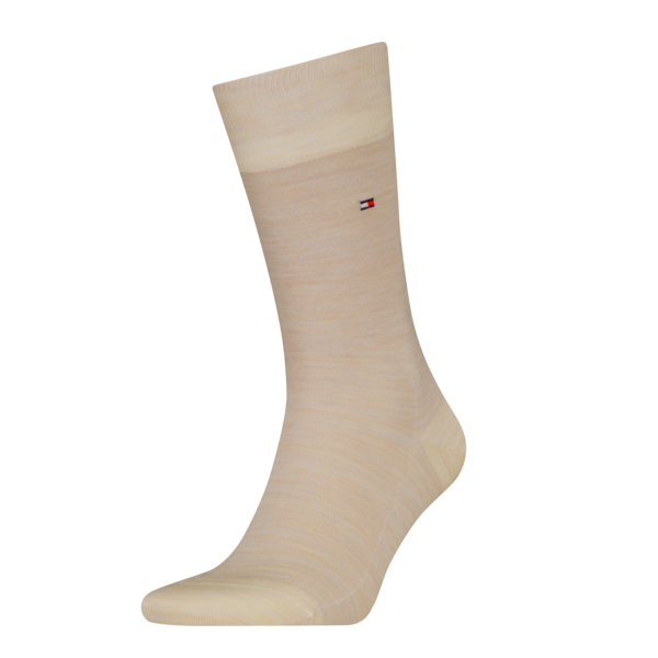 Tommy Hilfiger Herensokken Premium Wool Light Beige Melange