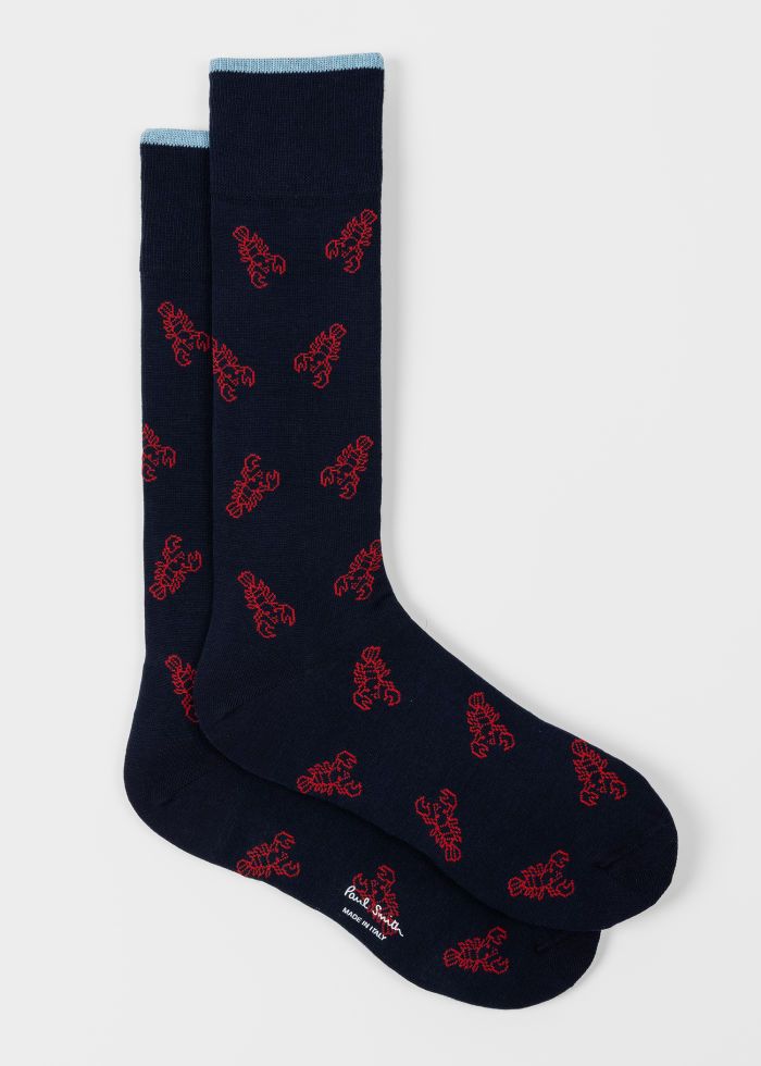 Paul Smith Herensokken Lobster Dark Navy