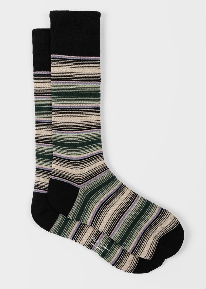 Paul Smith Herensokken Holden Hombre Zwart