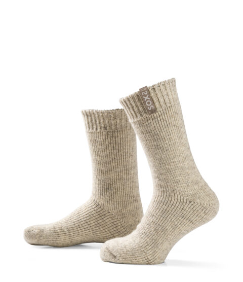 SOXS Unisex Sokken Power Wool Medium Beige
