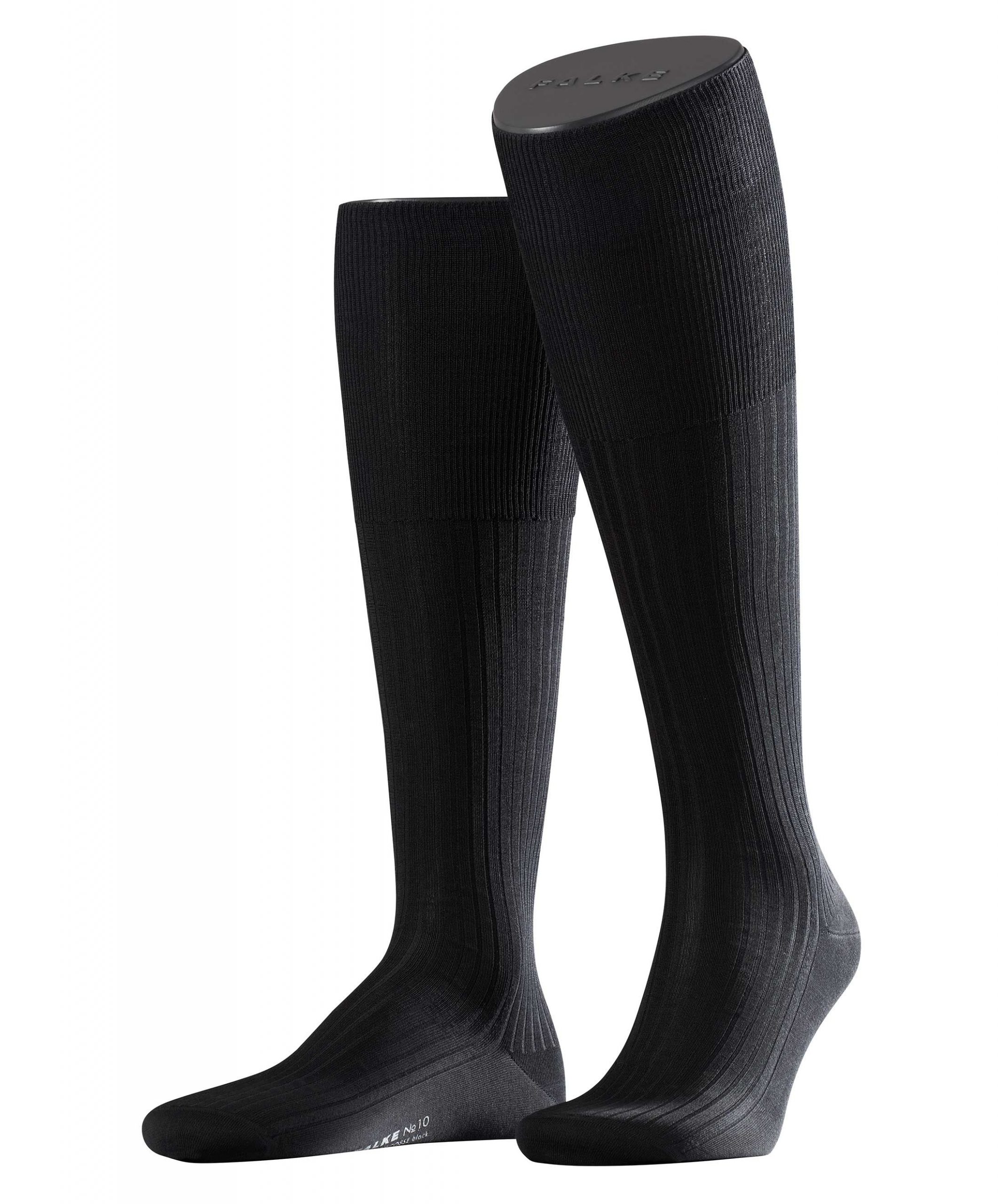 FALKE Heren Kniekous No.10 Kh Zwart