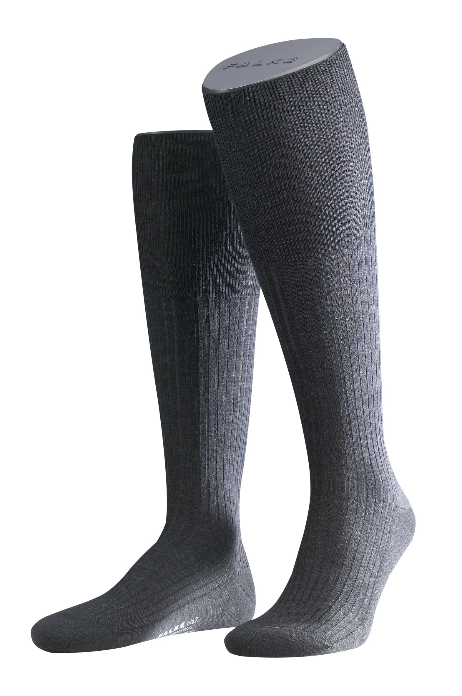 FALKE Heren Kniekous No.7 Kh Antraciet